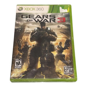 Gears Of War 3 Xbox 360 Video Game Microsoft Studios Shooter Sealed M NTSC